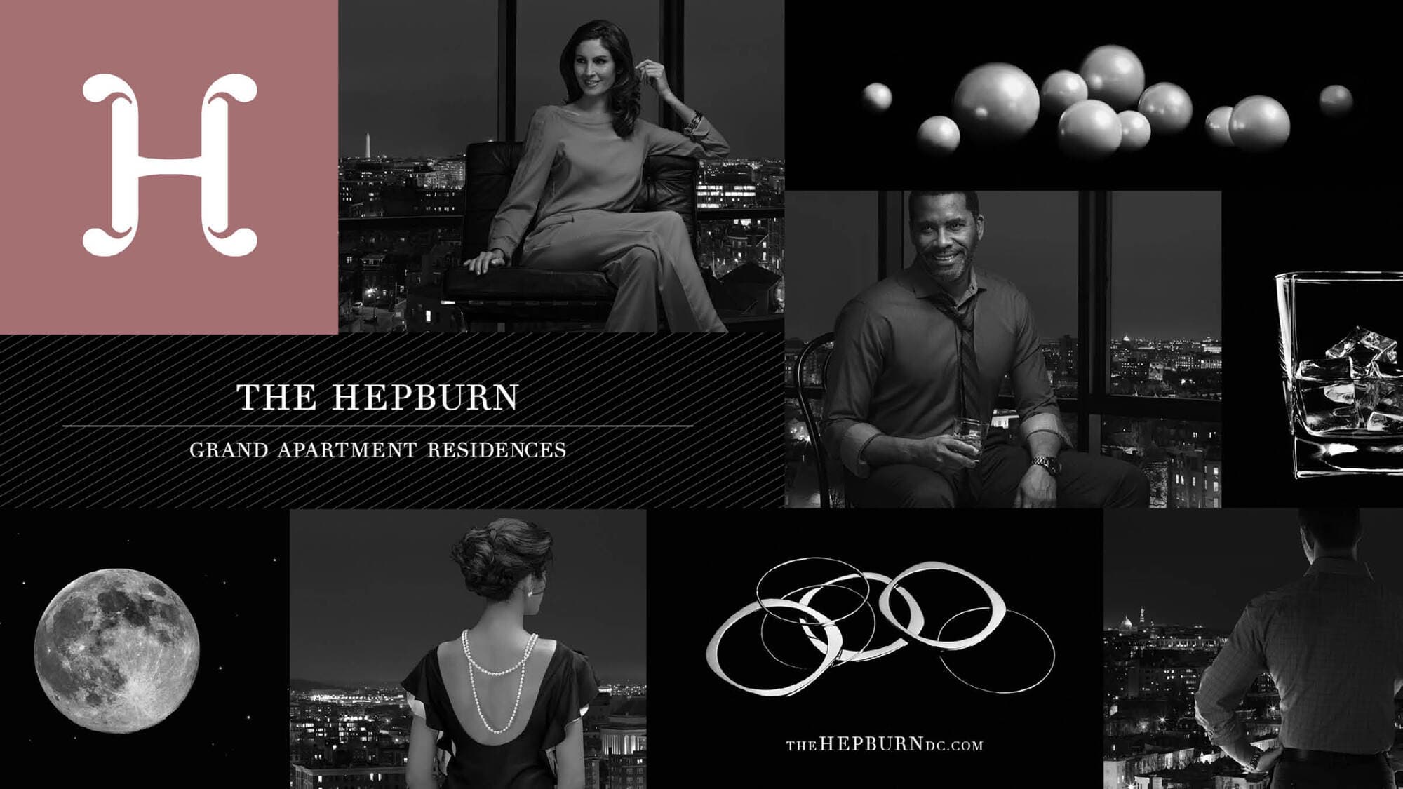 The Hepburn - Branding and identity by Hickok Cole Creative