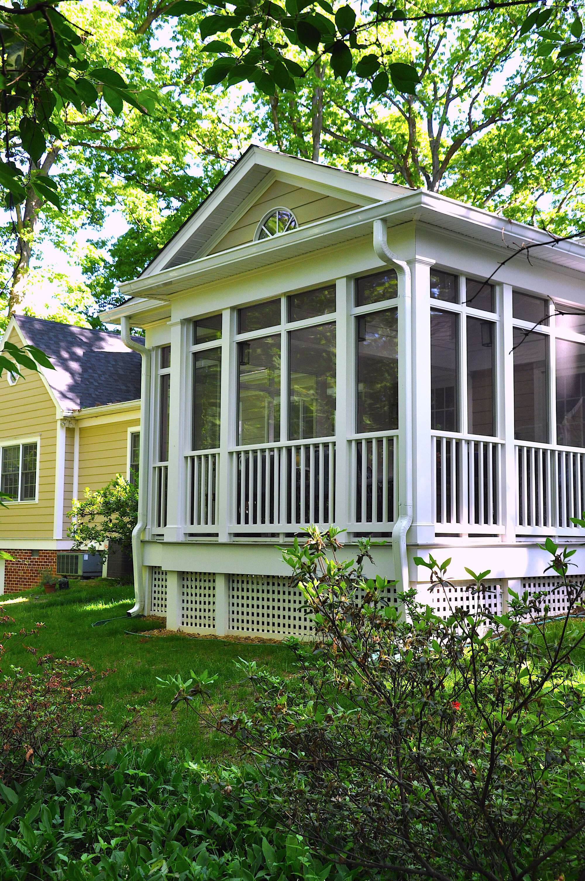 Exterior of Three Season Porch