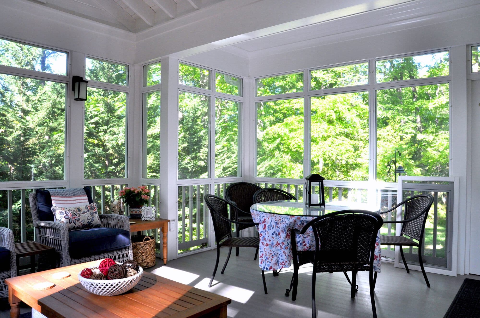 Interior of Three Season Porch