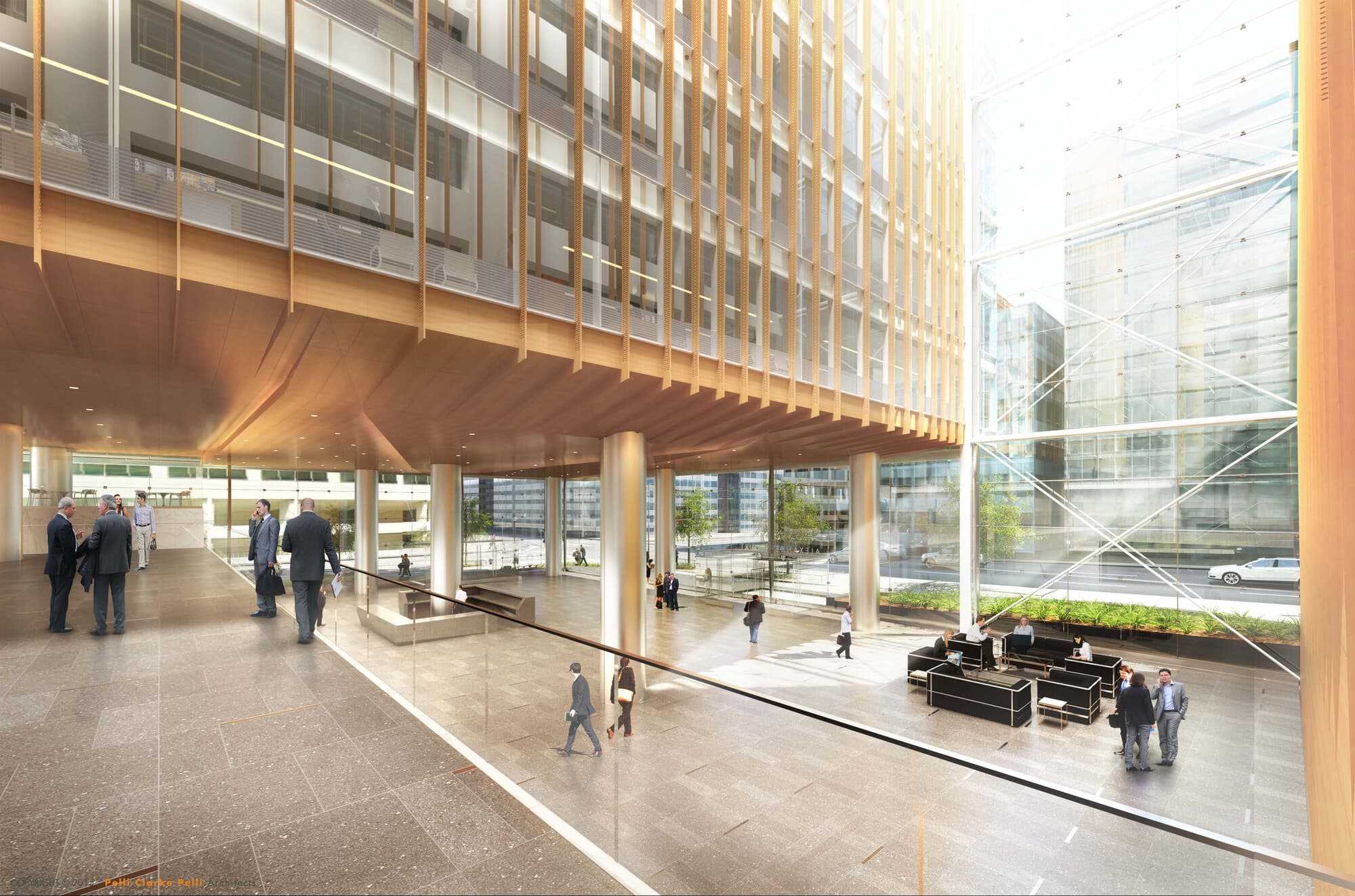 Alexander Court office building lobby
