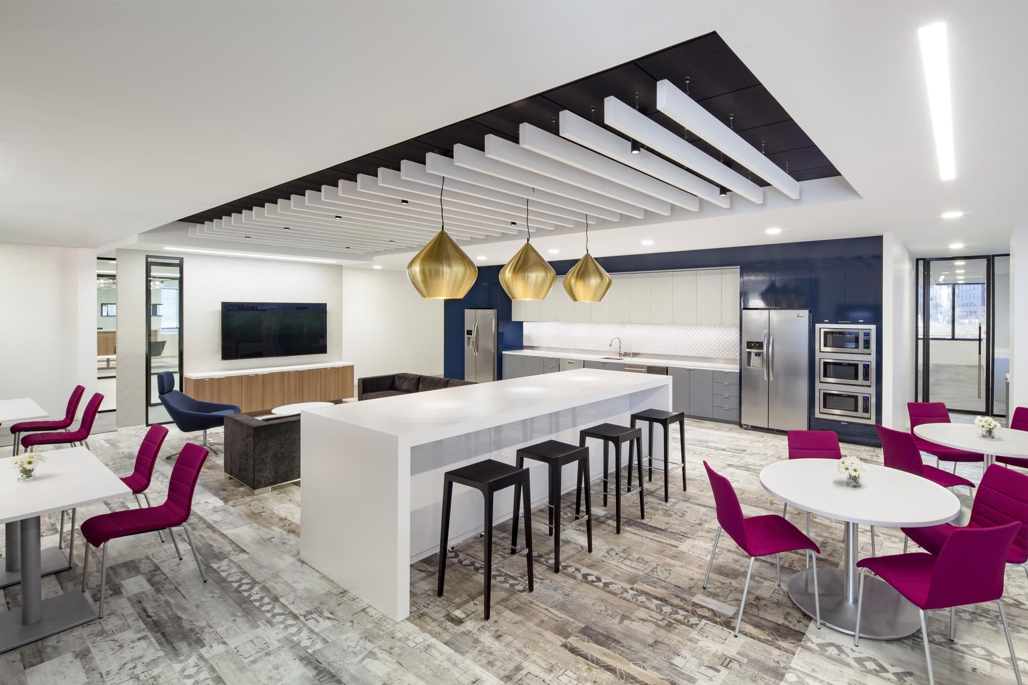 Kettler office kitchen and lounge area