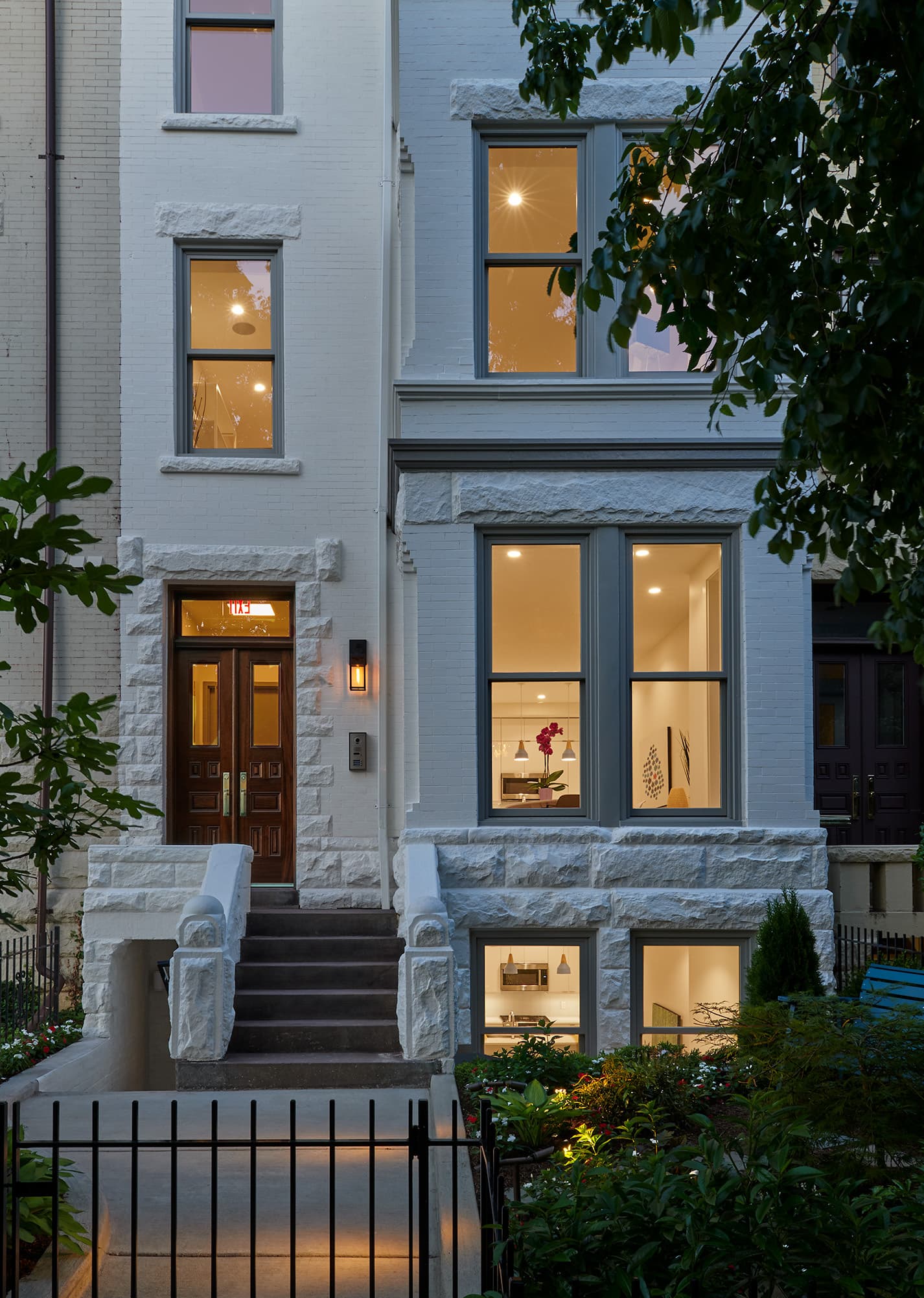 modern addition in historic district