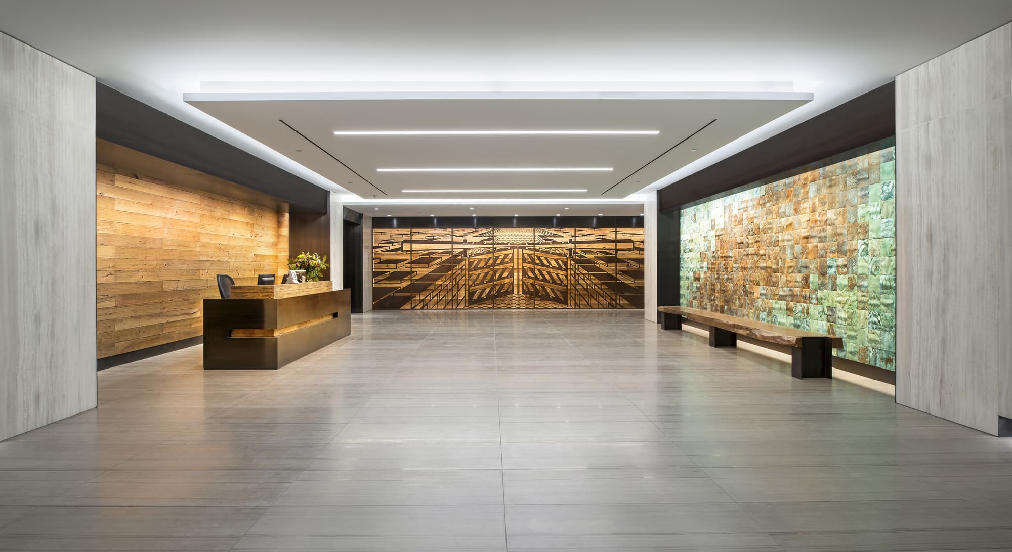 A holistic renovation reinterprets underutilized space as 21st century amenities, infused with an urban industrial vibe.