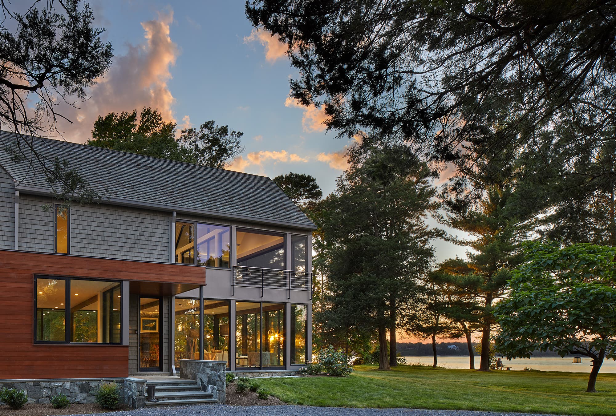 Contemporary home across from Mt.  Vernon
