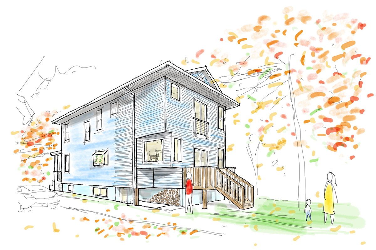 Woodridge Addition After Sketch