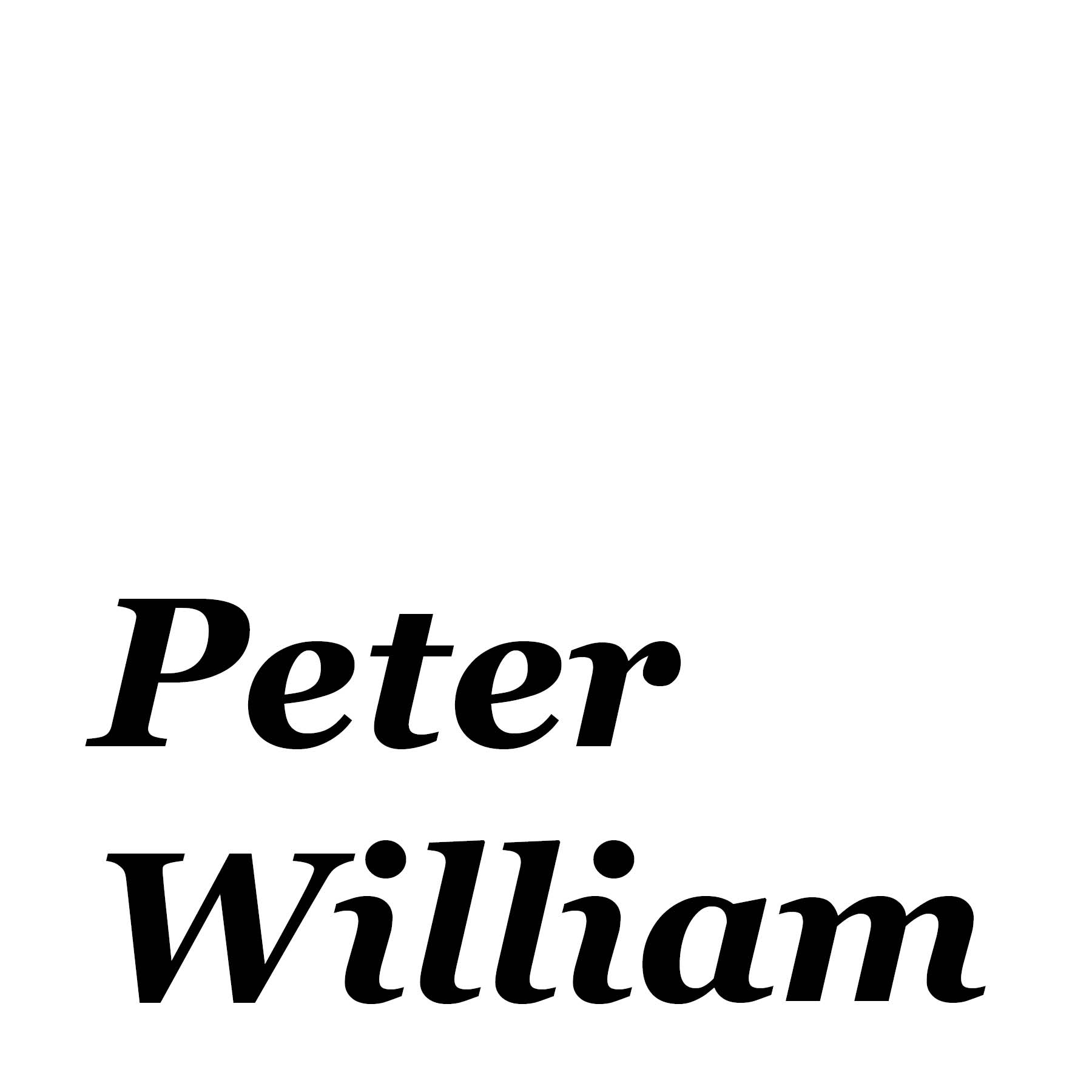 Peter William logo Peter William logo