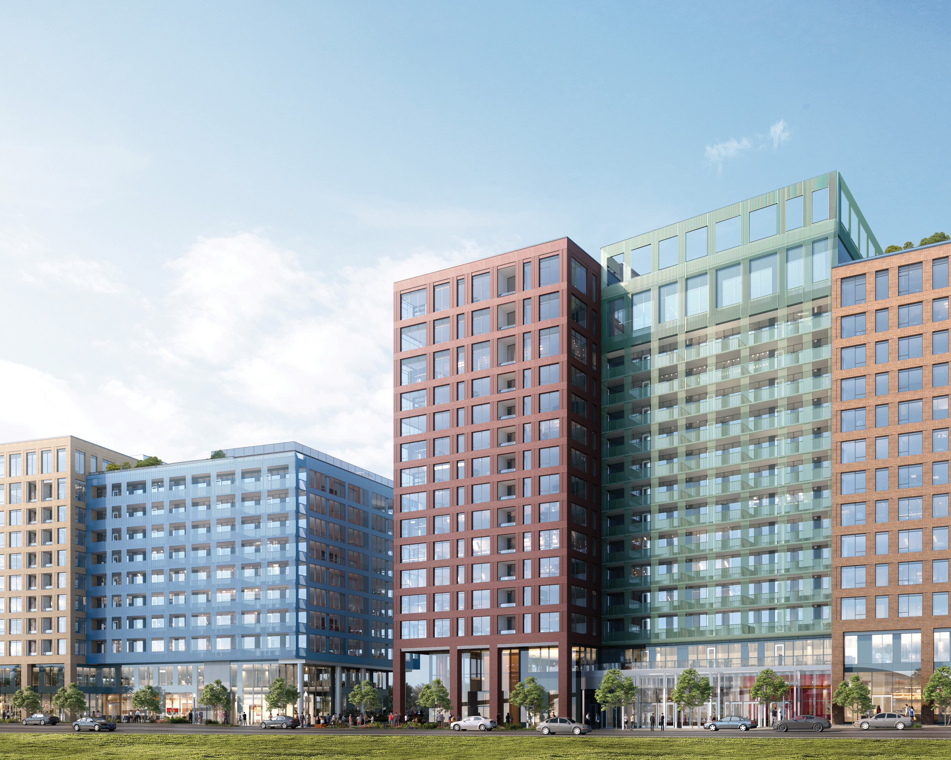 Rendering of Hazel National Landing in Arlington, VA . Designed by bKL Architecture LLC. 