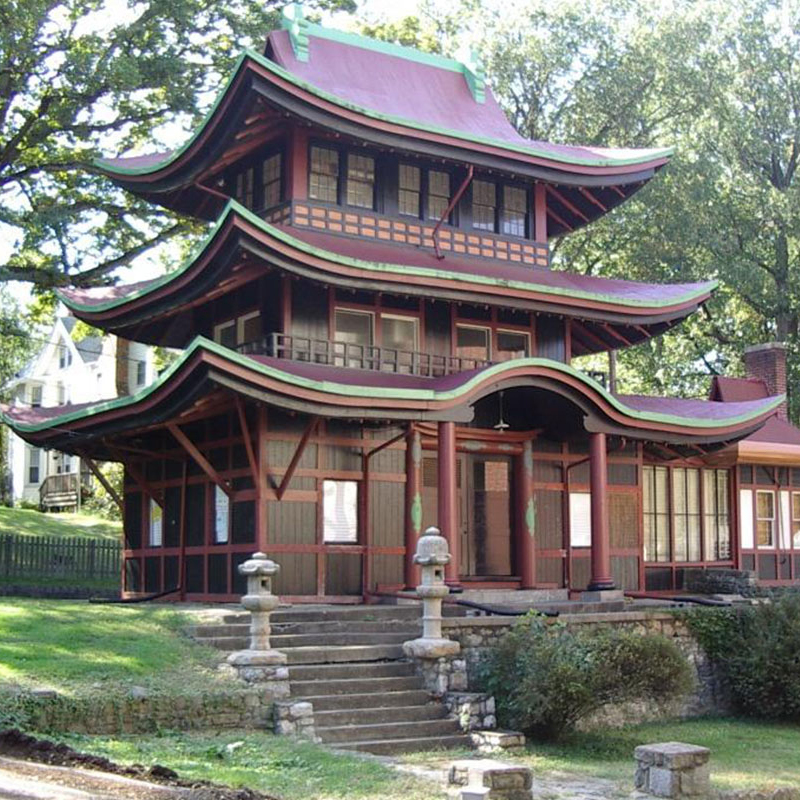 Exterior Restoration at Pagoda at National Park Seminary