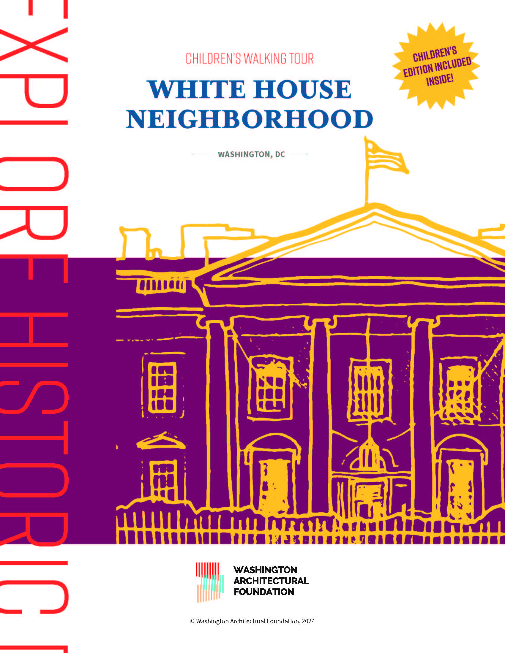 White House Neighborhood Walking Tour pamphlet cover