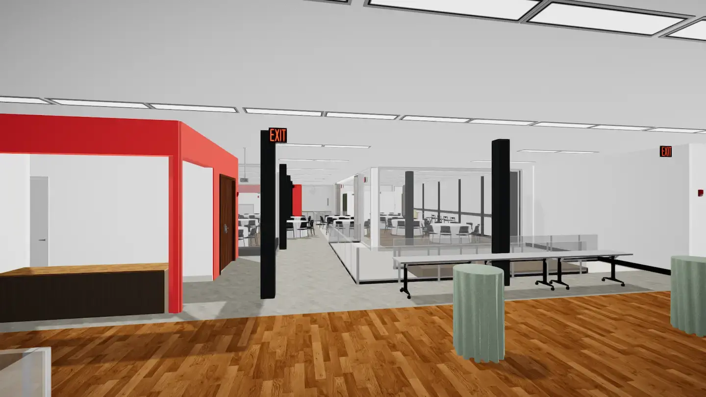 3D rendition of DAC office