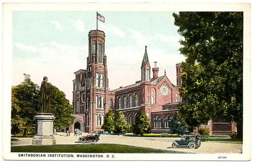 “Smithsonian Institution, Washington, D.C.” Courtesy DC Public Library, Washingtoniana Division