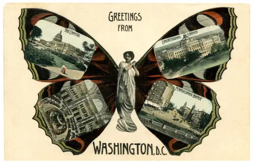 “Greetings from Washington, D.C.” Jerry A. McCoy Postcard Collection, Courtesy DC Public Library, Washingtoniana Division