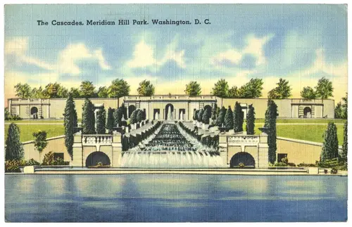 “The Cascades, Meridian Hill Park, Washington, D.C.” Courtesy of the National Building Museum