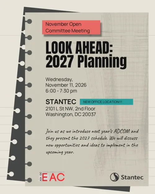 EAC November 2026 Meeting Flyer